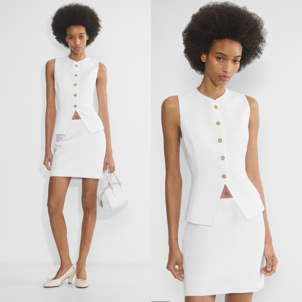 NWT Aritzia Wilfred CruiseLinen™ Regal Vest Size 6